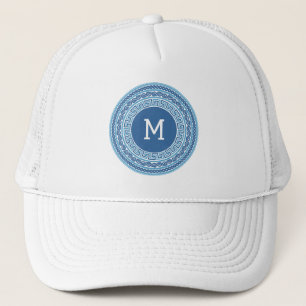 Casquette Motif grec Monogramme personnalisé