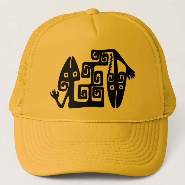 Casquette Motif mexicain antique (Devant)