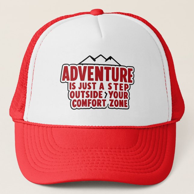 Casquette motivateur explorateur cadeau aventure esprit (Devant)