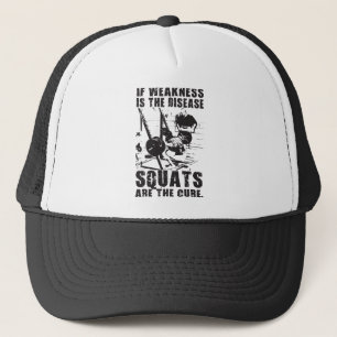 Casquette Motivation De L'Entraînement - Le Squat Est Le Tra