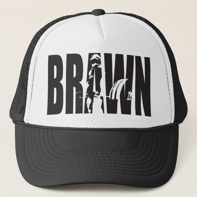 Casquette Motivation "Poids levant" - BRUN (Devant)