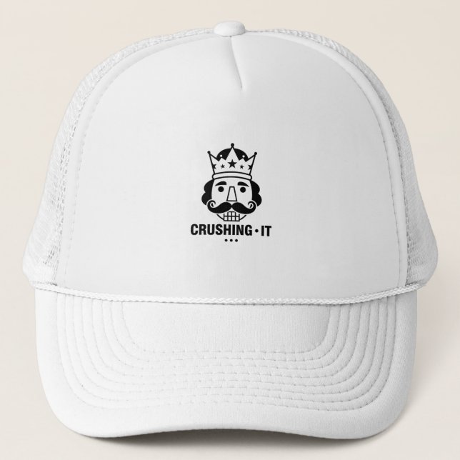 Casquette Motivational Crushing It Daily Hustle Mindset Succ (Devant)