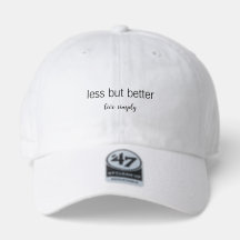 Casquette Motivationnelle Minimaliste “Moins Mais