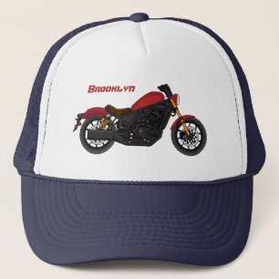 Casquette moto de style croiseur cool