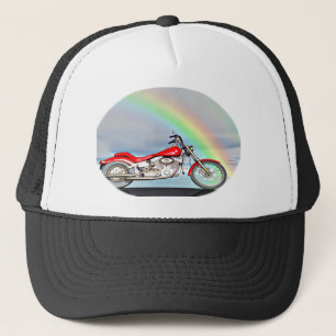 Casquette Moto et arc-en-ciel