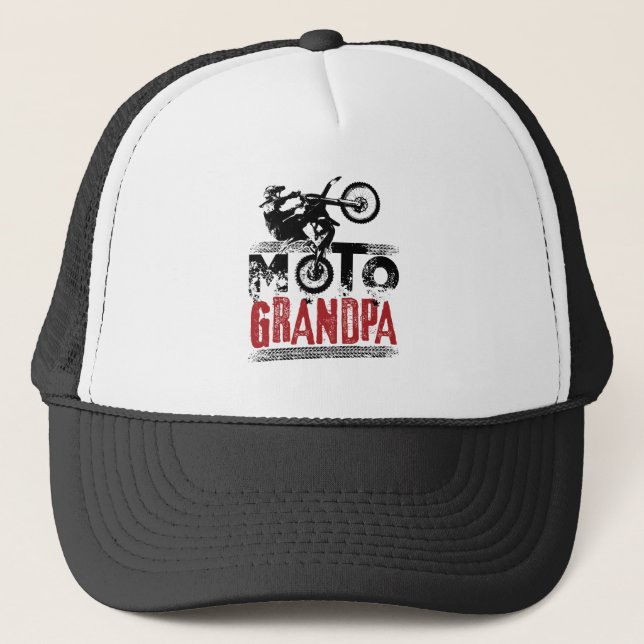 Casquette Moto Grandpa Motocross BMS Dirt Bike (Devant)