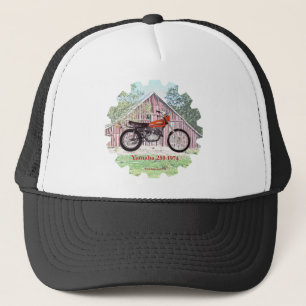 Casquette Moto Yamaha 250 de 1974 classiques