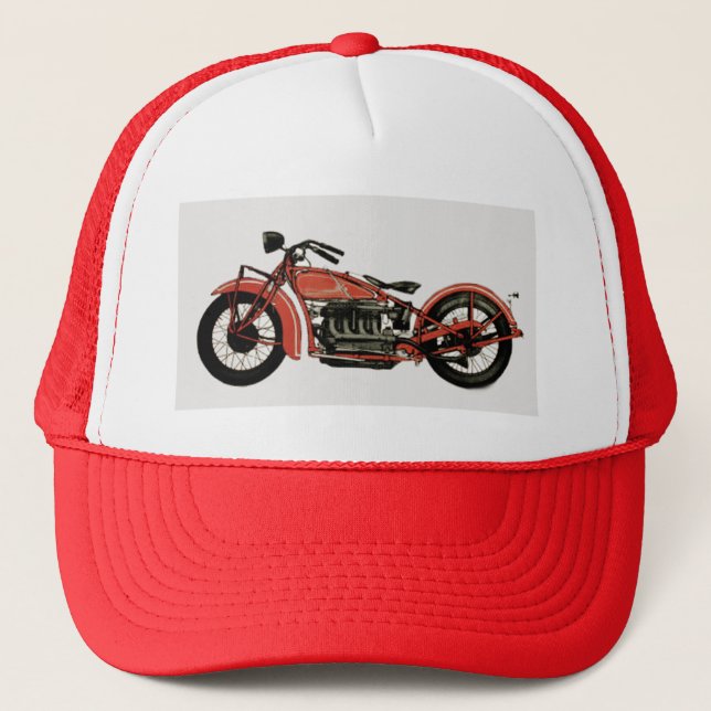 Casquette MOTOCYCLES vintages (Devant)