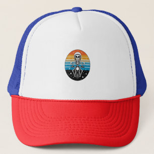 Casquette Motocyclette à ailes pour motocyclette à crâne