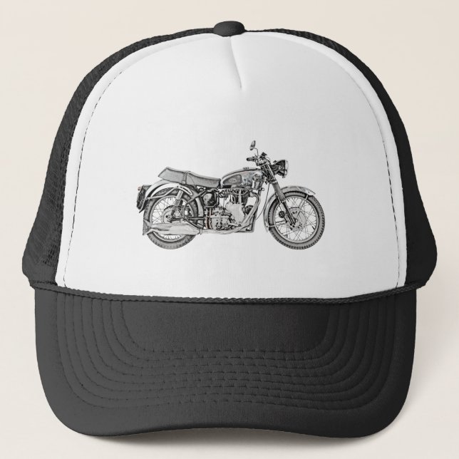 Casquette Motocyclette Vélos Venom Vintage 1952 (Devant)