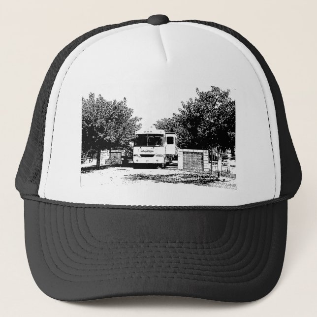 Casquette Motorhome en parc de rv (Devant)
