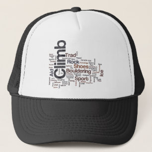 Casquette Mots d'escalade