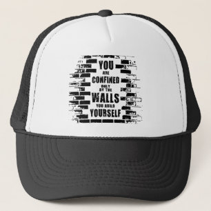 Casquette Mots Motivationnels - Murs - Exercice Motivationne