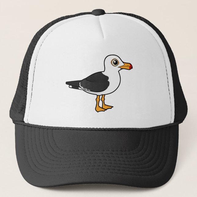 Casquette Mouette du Pacifique Birdorable (Devant)