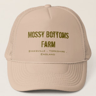 Casquette moussu de camionneur de ferme des fonds