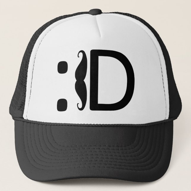 Casquette - Moustache (Devant)