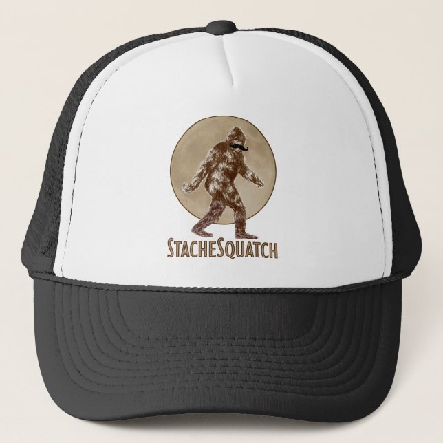 Casquette Moustache de STACHESQUATCH I si vous avez vu mon (Devant)