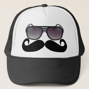 Casquette Moustache noire ou moustache noire pour les