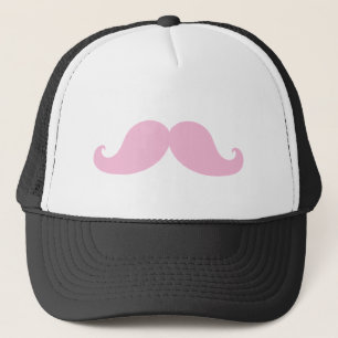 Casquette Moustache rose Girly
