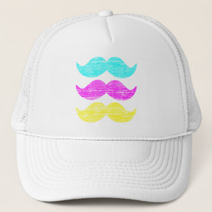 Casquette Moustaches de CMY (style d'impression