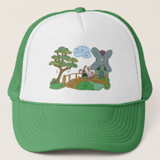 Casquette Mouton et lièvre au lac
