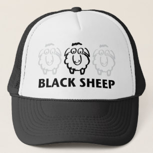Casquette mouton noir