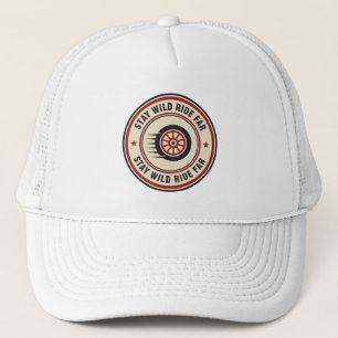 Casquette Mouvement routier de motard vintage