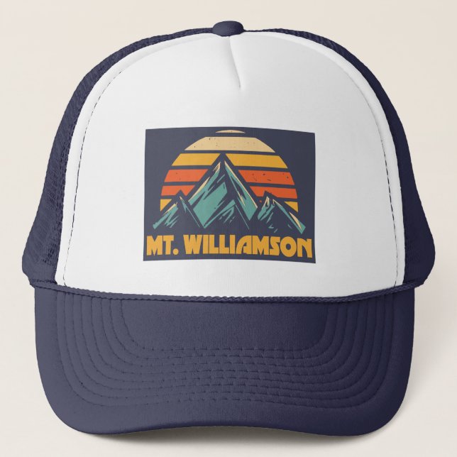 Casquette Mt. Williamson California Retro Turquoise (Devant)