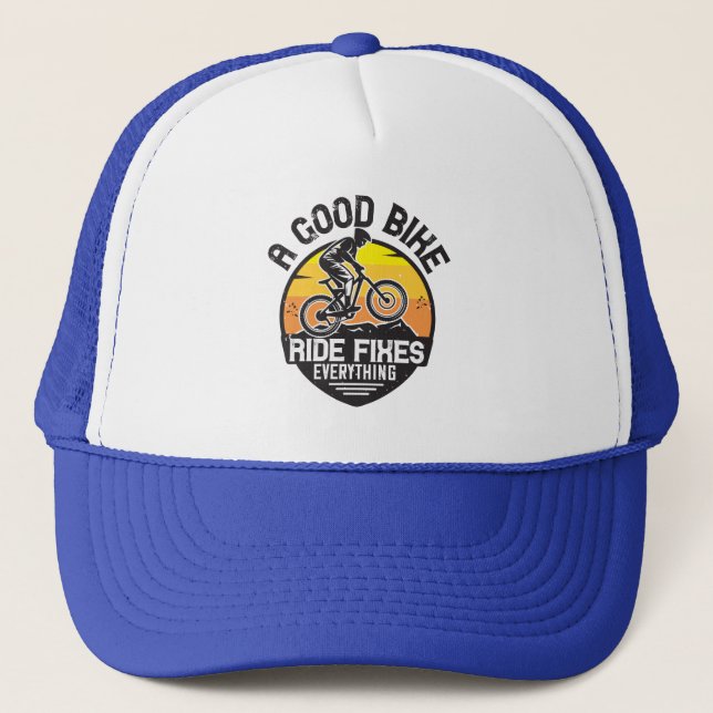 Casquette MTB - Ride Fixe tout (Devant)