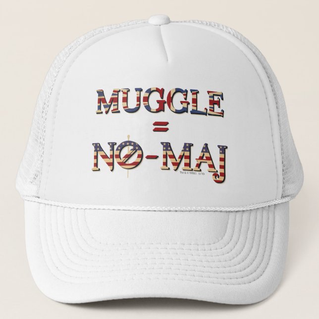 CASQUETTE MUGGLE™ = NO-MAJ™ (Devant)