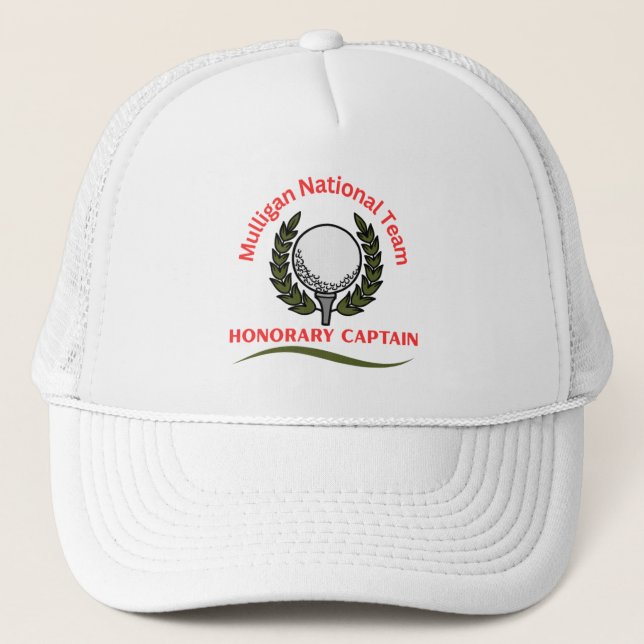 Casquette "Mulligan National Team, Capitaine honoraire" Golf (Devant)