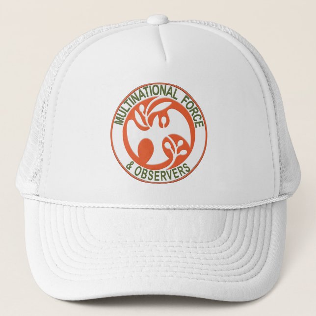 Casquette Multinational Force and Observers (MFO) (Devant)