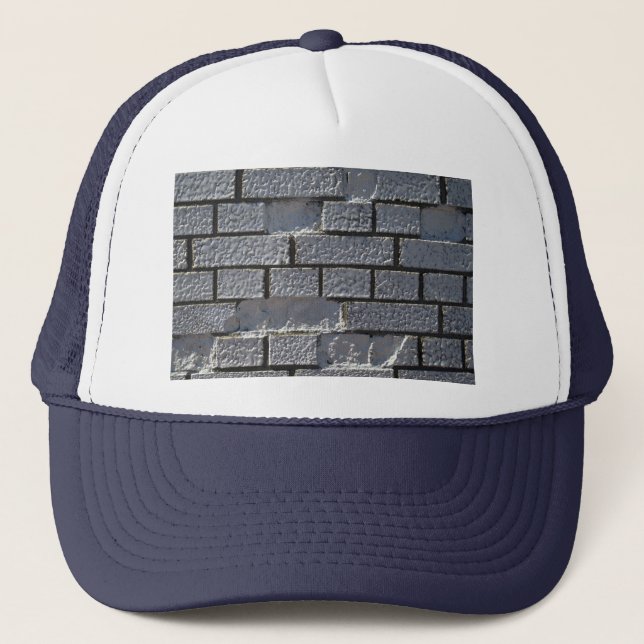 Casquette Mur de briques blanc (Devant)