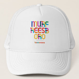 Casquette Murfreesboro Tennessee Mid Century, Pop Art,