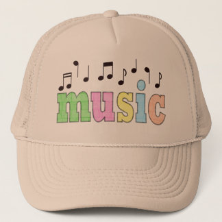 Casquette Musique avec des notes