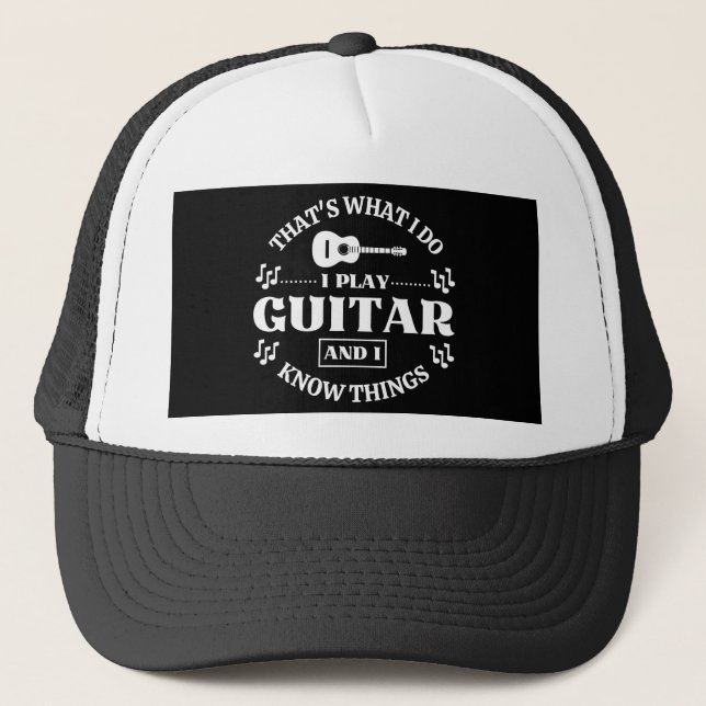 Casquette Musique guitare (Devant)