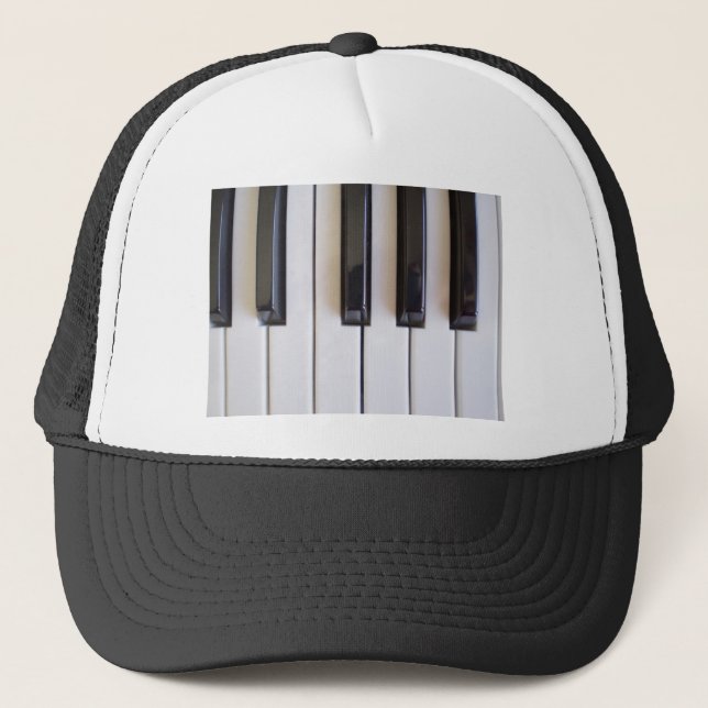 Casquette Musique piano (Devant)
