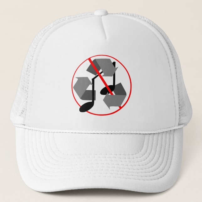 Casquette Musique Recyclée surpassée (Devant)
