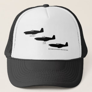 Casquette Mustang P-51 nord-américain de la deuxième guerr