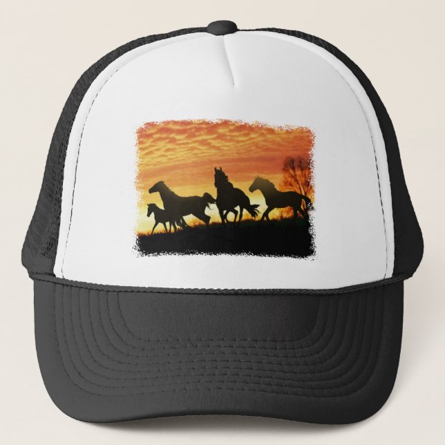 Casquette Mustangs sauvages (Devant)