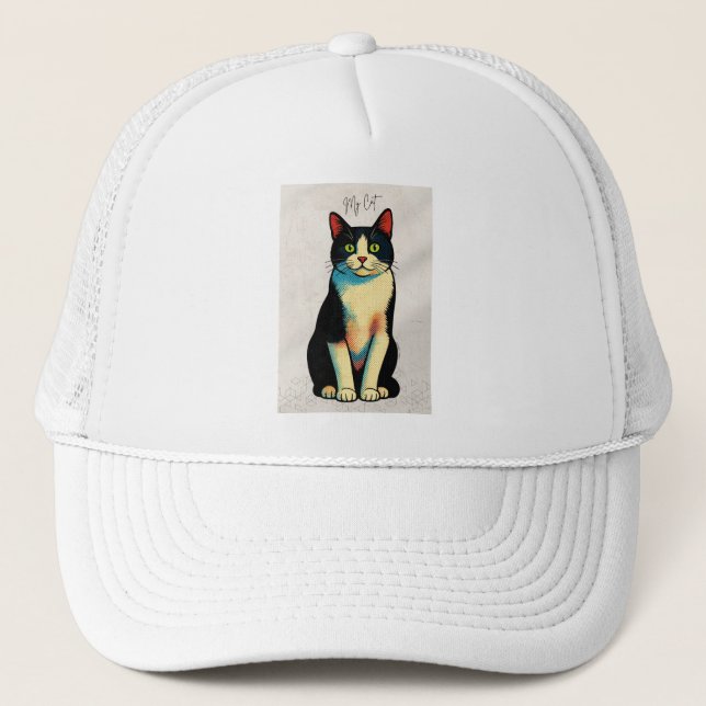 Casquette My cat Tshort (Devant)