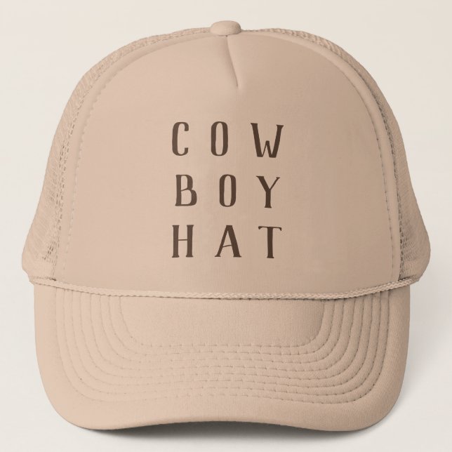 Casquette My First Rodeo Western Birthday Cowboy Party Hat (Devant)