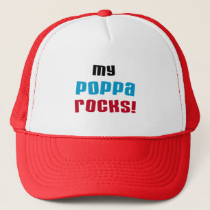 Casquette My Poppa Rocks Tshirts et cadeaux
