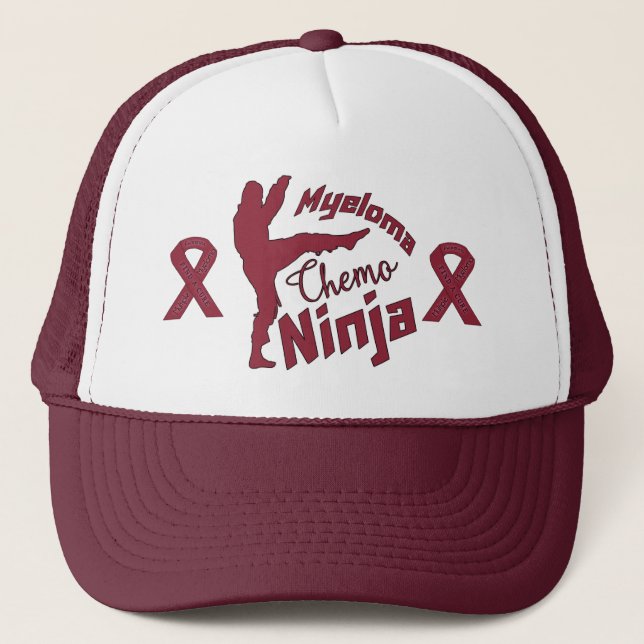 Casquette Myeloma Chemo Ninja (Devant)