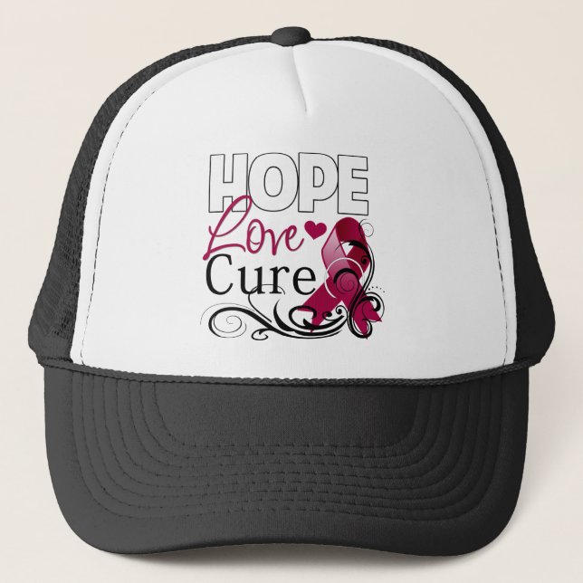 Casquette Myeloma multiple Hope Love Cure (Devant)
