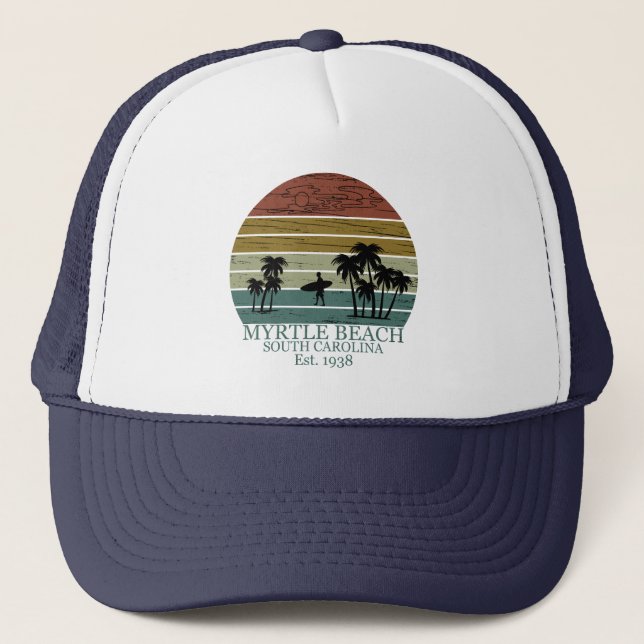 Casquette Myrtle Beach Caroline du Sud vintage (Devant)