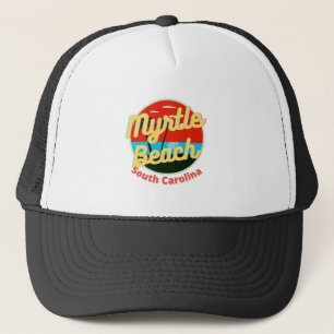 Casquette Myrtle Beach South Carolina Retro Sunset