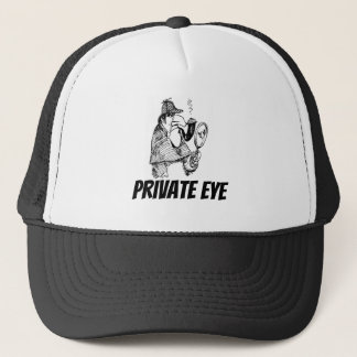Casquette Mystery Investigation, oeil privé, modifier le tex