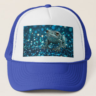 Casquette Mystique de la Grenouille Blue Dimentee sur Bokeh
