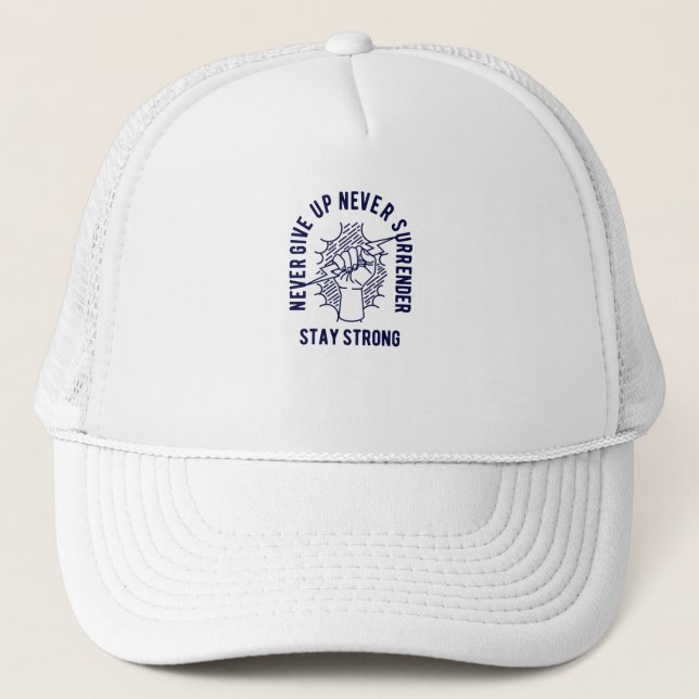 Casquette N'abandonne jamais (Devant)